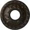 Ekena Millwork Leaf Ceiling Medallion (Fits Canopies up to 4 3/4"), 11 3/8"OD x 3 5/8"ID x 1 1/8"P, Stone Hearth CM11LFSHF - alternate 1